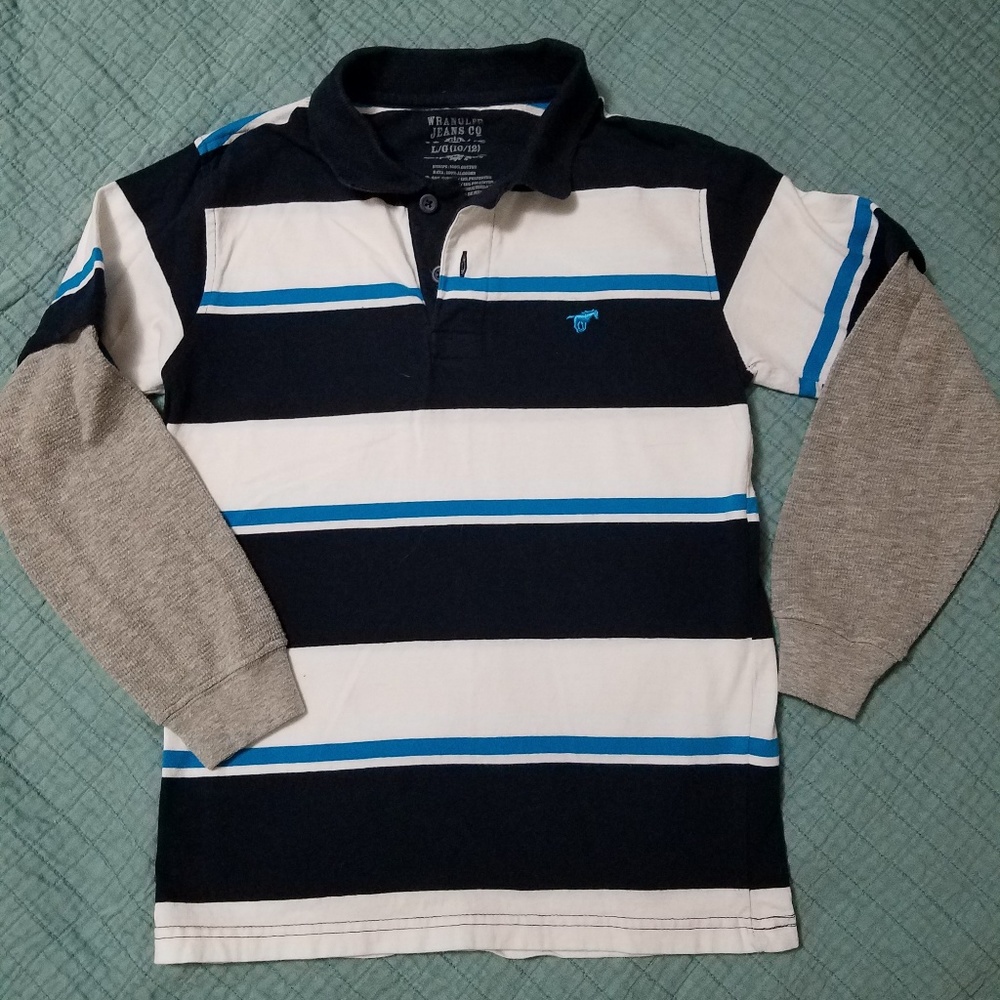 Boys Wrangler rugby shirt